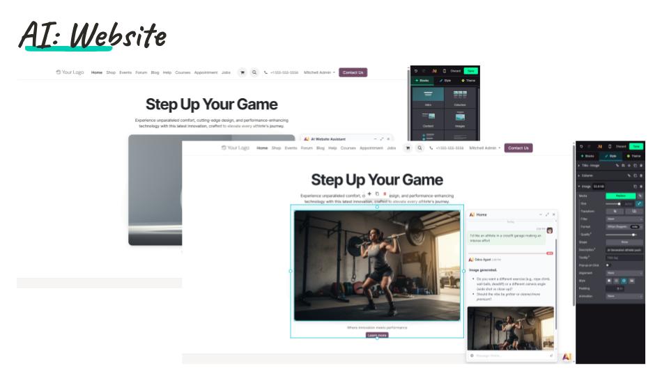 Website & eCommerce: Faster, more SEO‑ready.